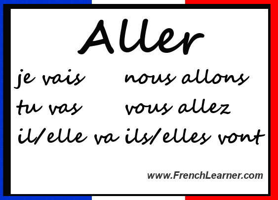 French Irregular Verbs Conjugation Chart