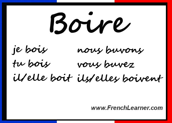 French Conjunctions Chart