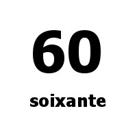 soixante 60