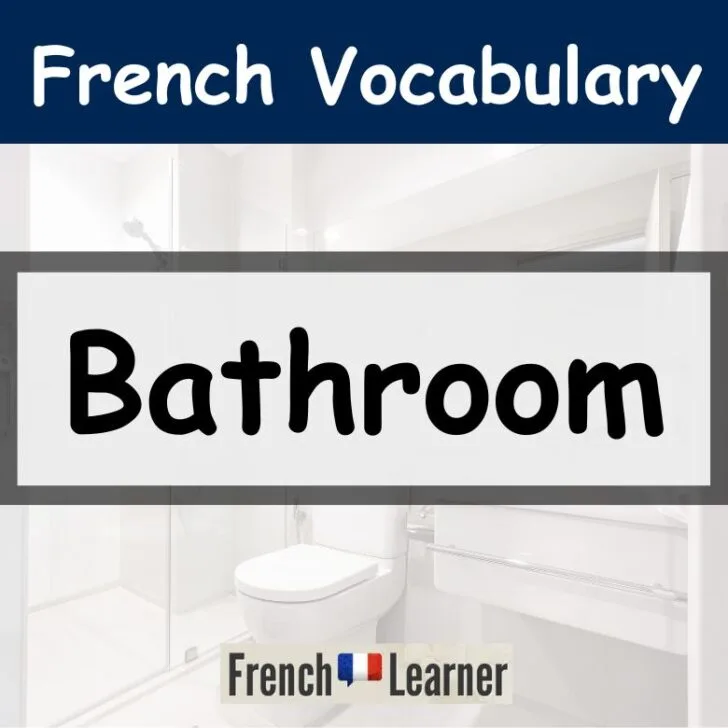 Bathroom Vocabulary