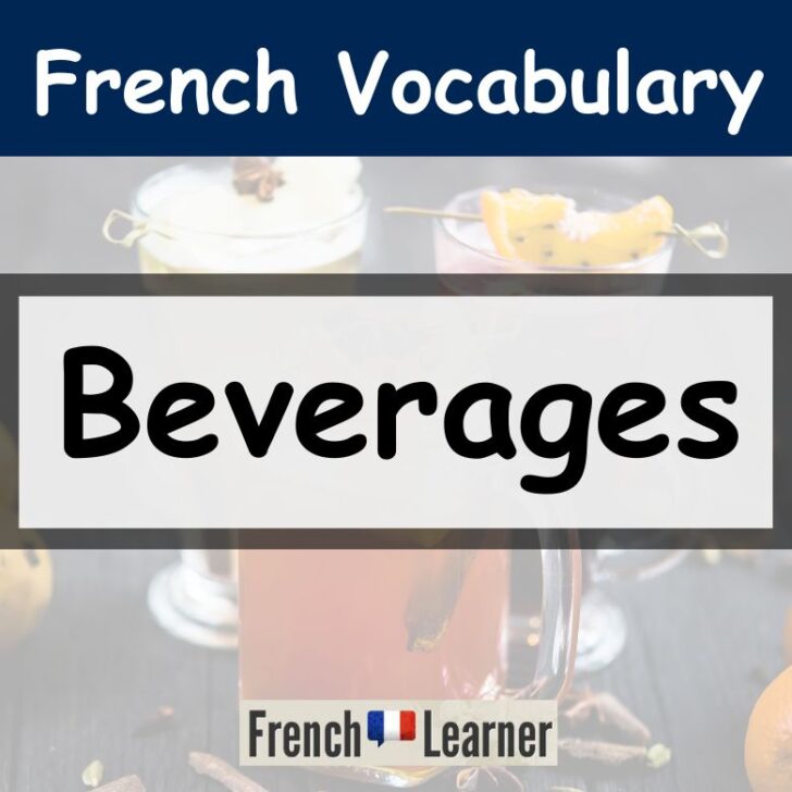 Beverages vocabulary