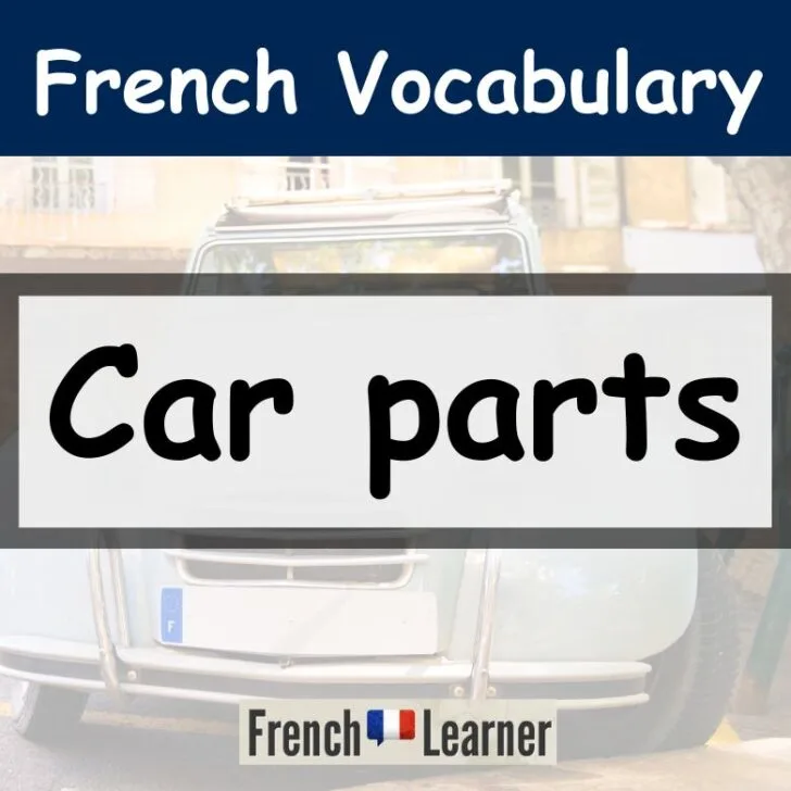 Car Parts Vocabulary