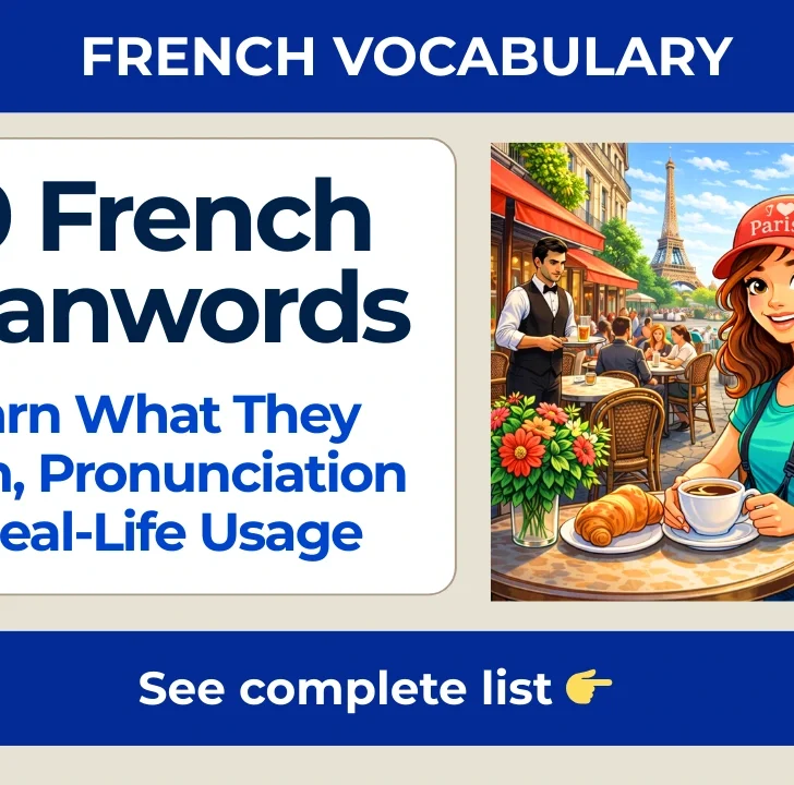 French Words Used in English: 80+ Common Loanwords Explained