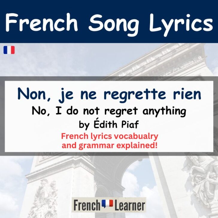 Non, je ne regrette rien – song and lyrics by Édith Piaf