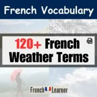 Weather terms