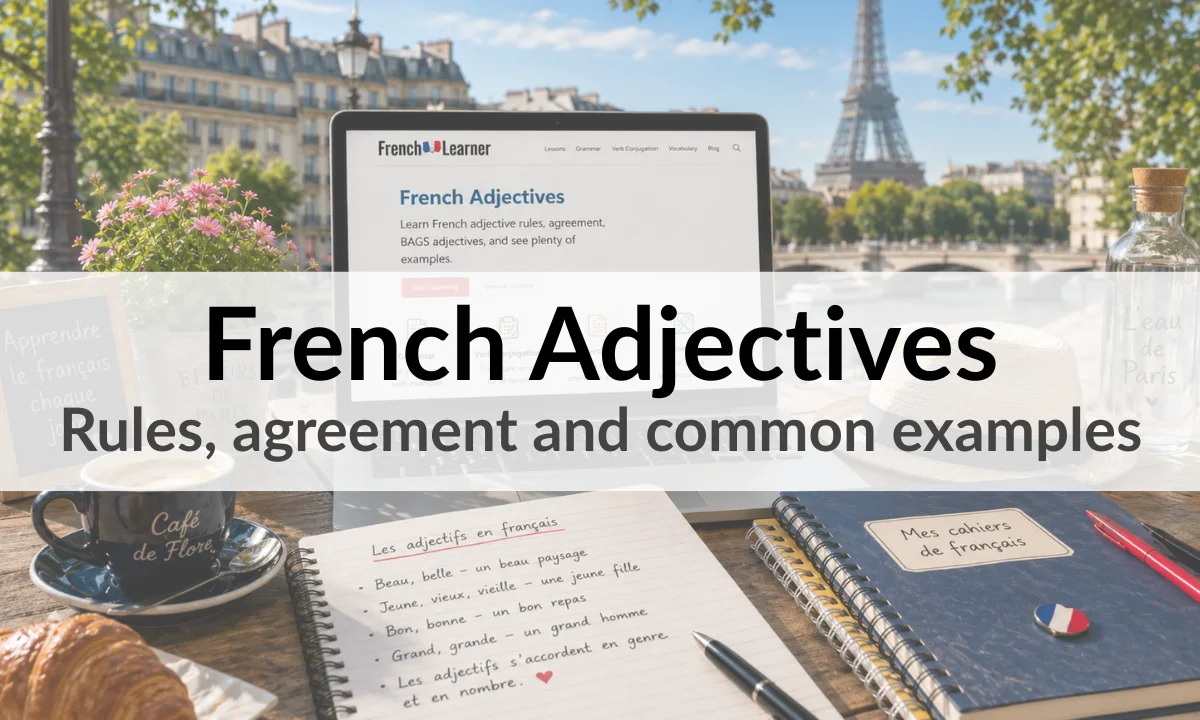 French Adjectives – Rules, agreement and common examples