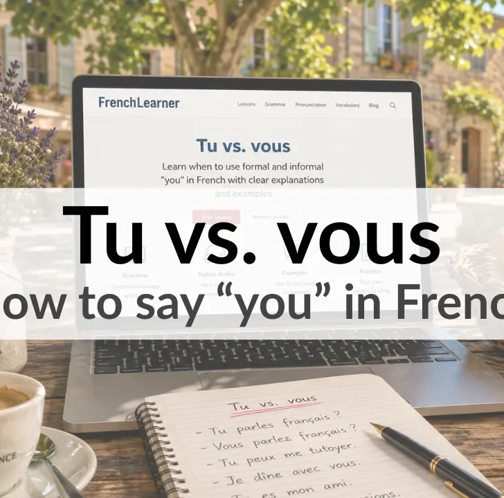 Tu vs. vous &mdash; How to say &ldquo;you&rdquo; in French