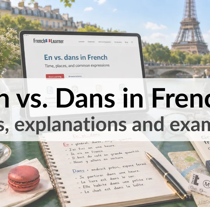 En vs. Dans in French