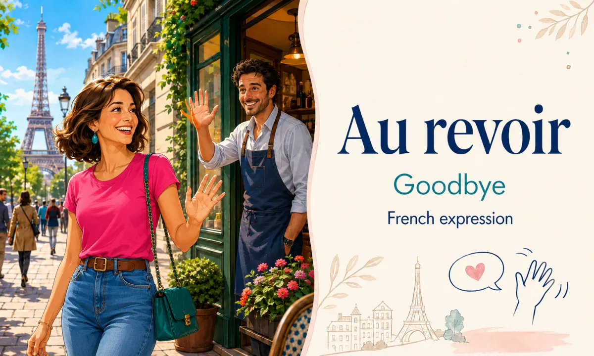 Au revoir – Goodbye – French expression – French Word of the Day