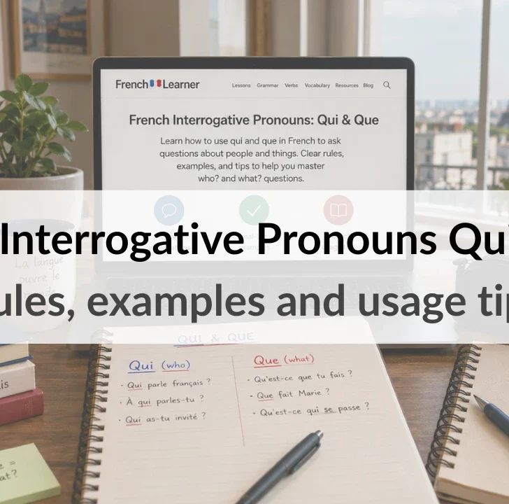 French Interrogative Pronouns Qui & Que