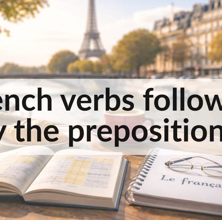 French verbs followed by à