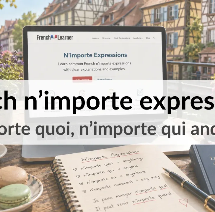 N’importe expressions in French