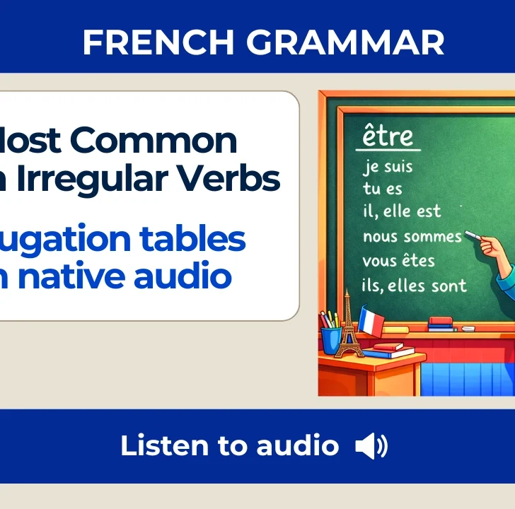 French Irregular Verbs &mdash; Teacher&rsquo;s Resource