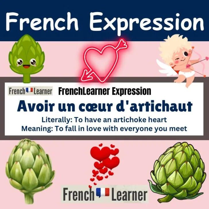 Avoir un c&oelig;ur d&rsquo;artichaut (To fall in love easily)