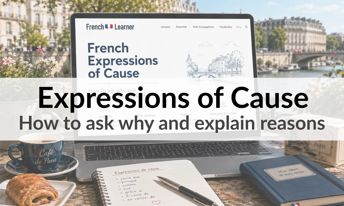 Expressions of Cause – How to ask why and explain reasons