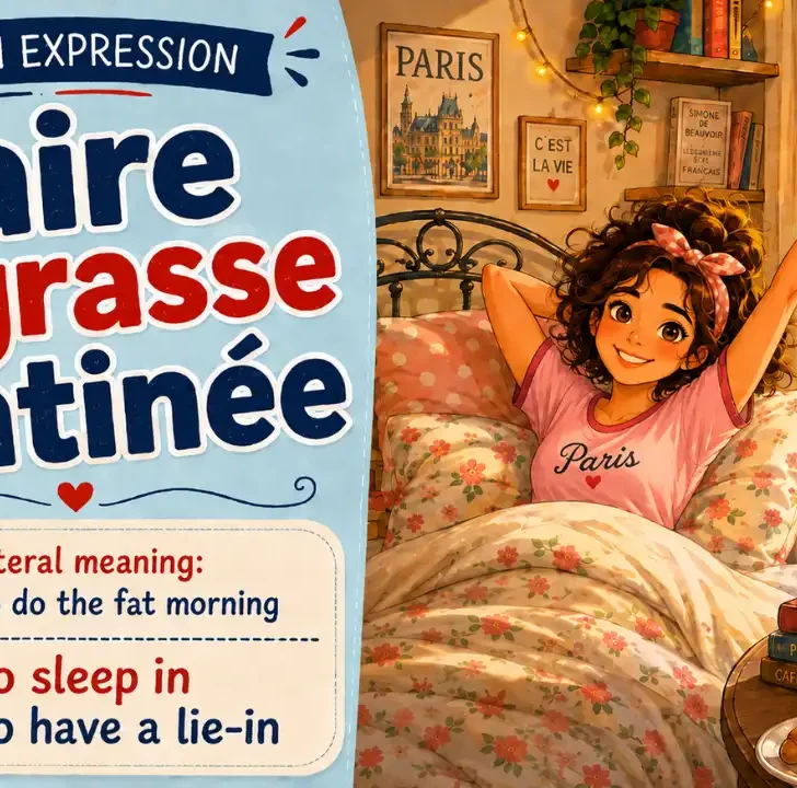 Faire la grasse matinée — Meaning and pronunciation