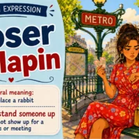 Poser un lapin - Literal meaning: To place a rabbit – To stand somebody up, to not show up for a date or meeting – French expression