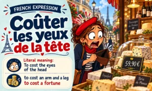 Coûter les yeux de la tête – To cost an arm and a leg, to cost a fortune – French expression