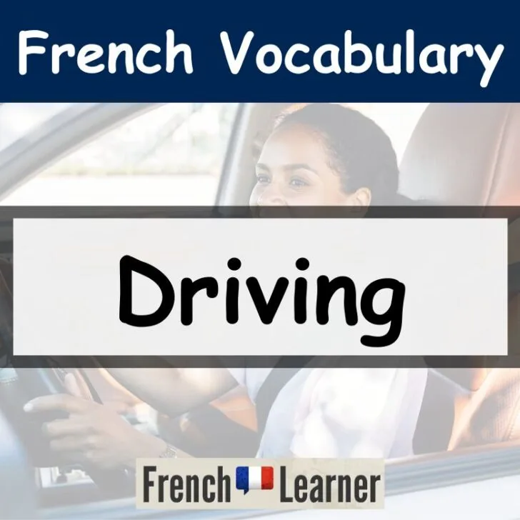 French Driving Vocabulary