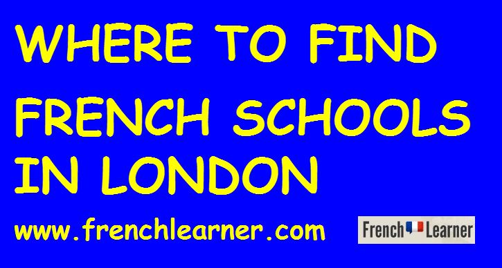 where to learn French in London, England – list of schools