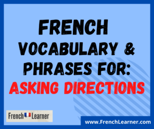 asking directions in French