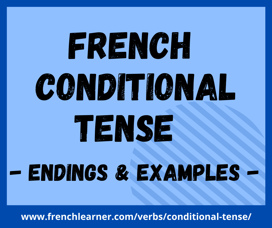 Conditional Tense Worksheet French