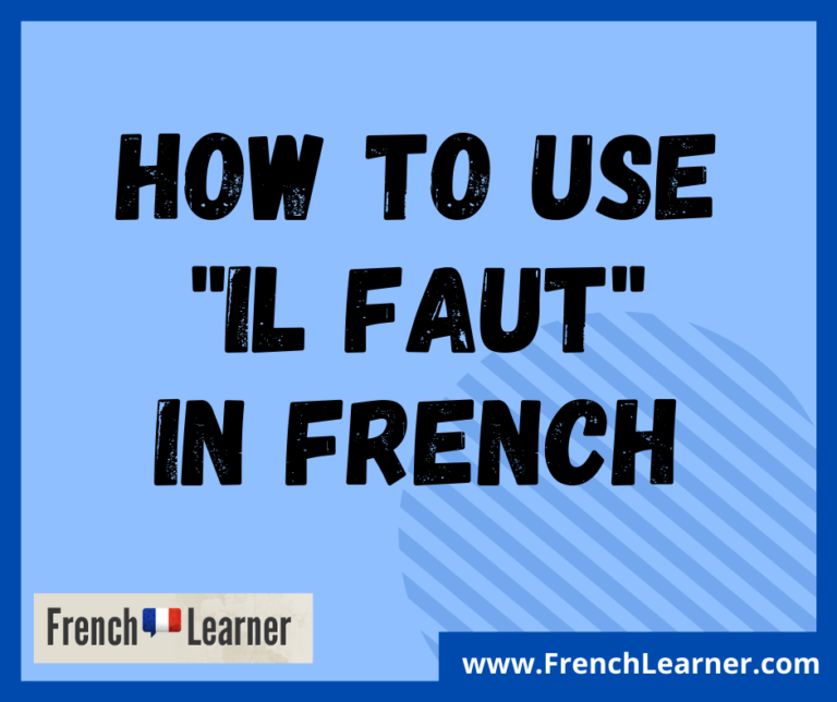 Guide To How To Use Il Faut In French Sentences le-patio-lepatiohk-instagram-photos-and-videos