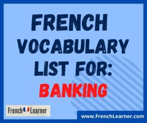 French banking terms