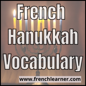 French Hanukkah Vocabulary