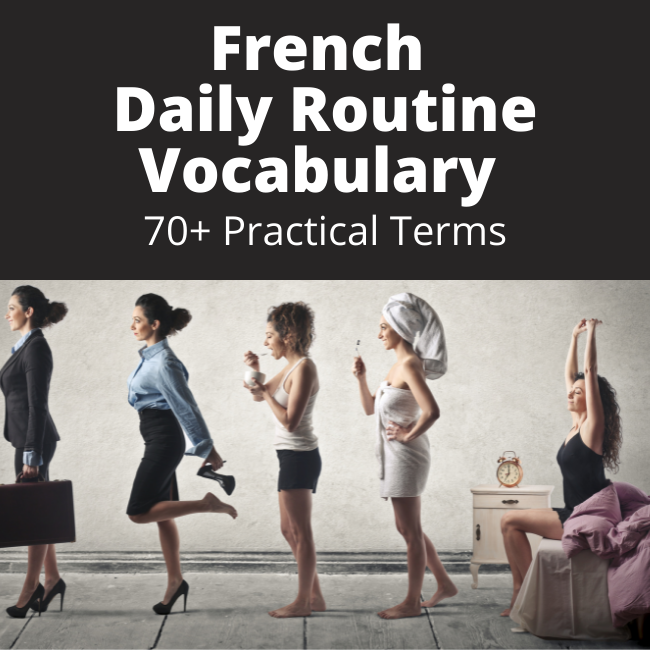 daily routine essay in french