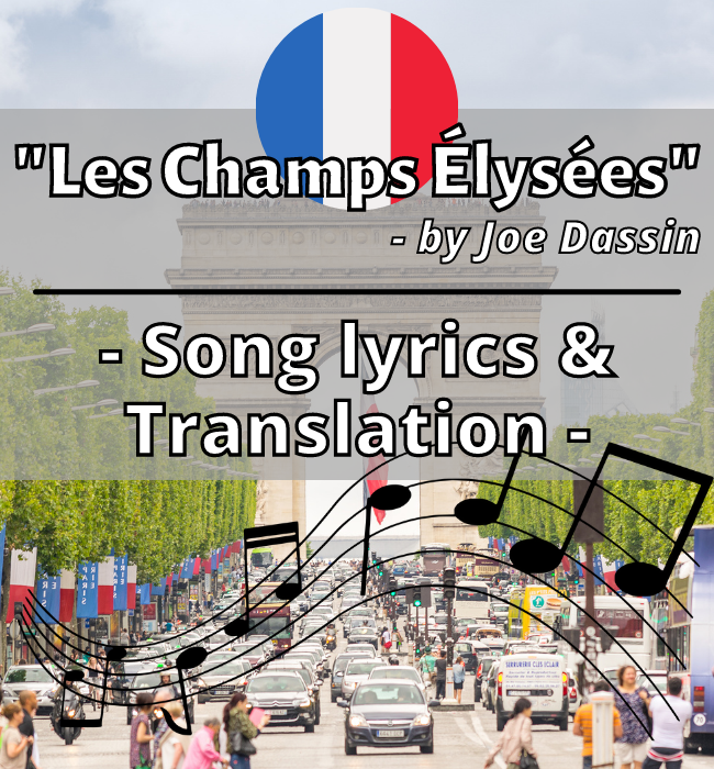 Les Champs Élysées by Joe Dassin lyrics and translation