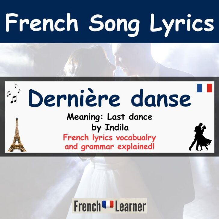Dernière danse – Indila (French Lyrics English Translation)