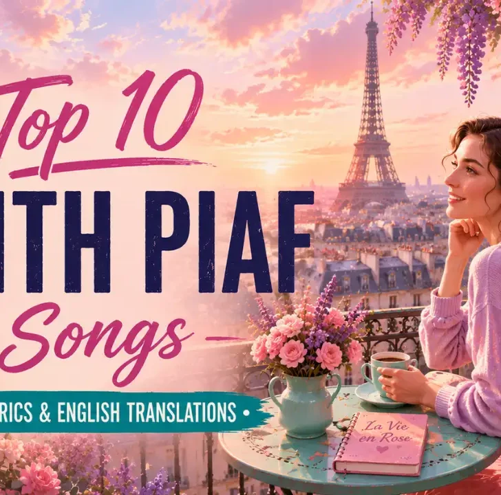 Top Edith Piaf songs with lyrics and English translations