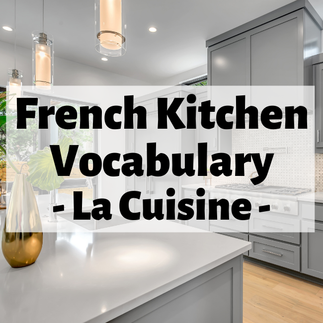 French Kitchen Vocabulary