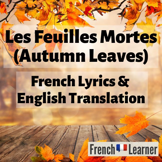 Les Feuilles Mortes (Autumn Leaves) French Lyrics & English Translation