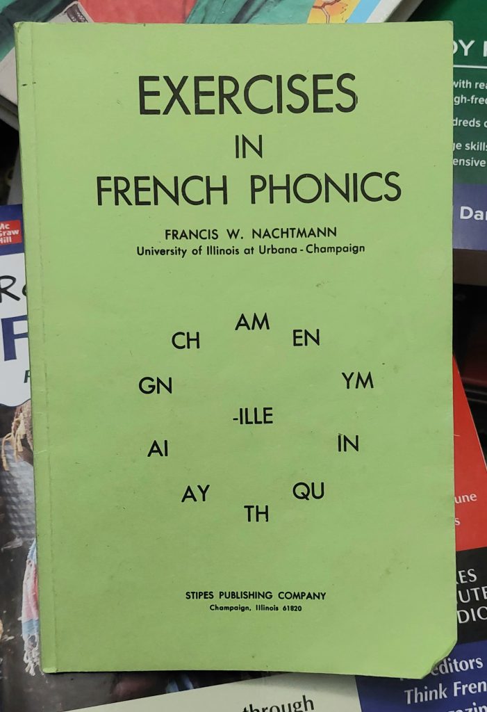 Exercises In French Phonics