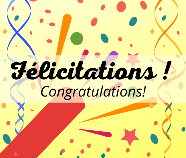 Félicitations