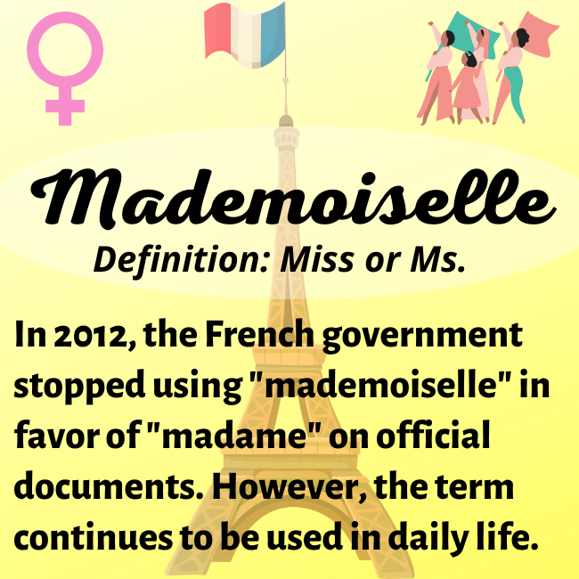 Mademoiselle