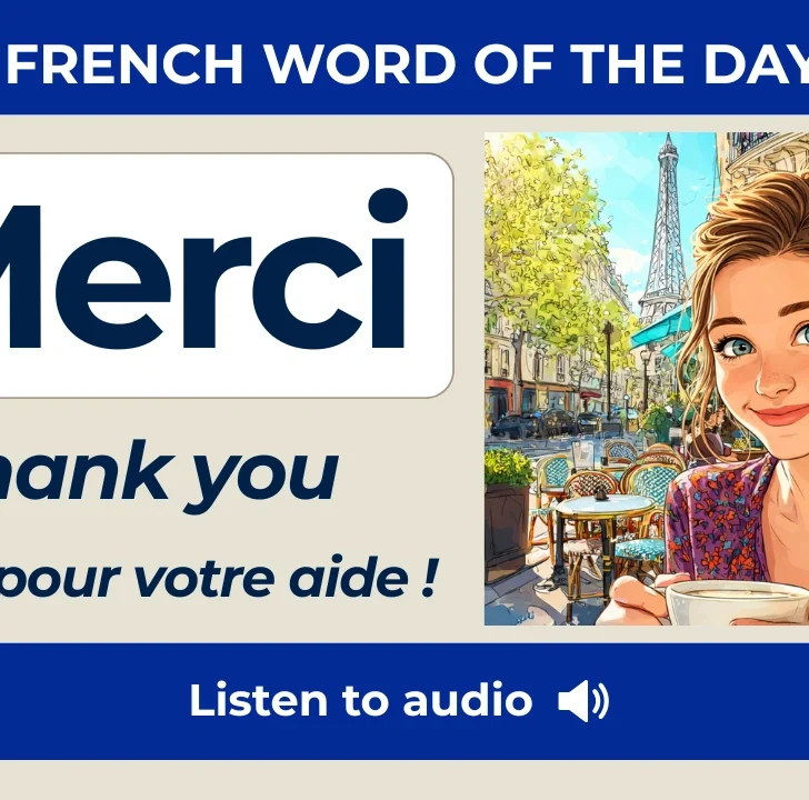 Merci &mdash; How to say thank you in French (with native audio)