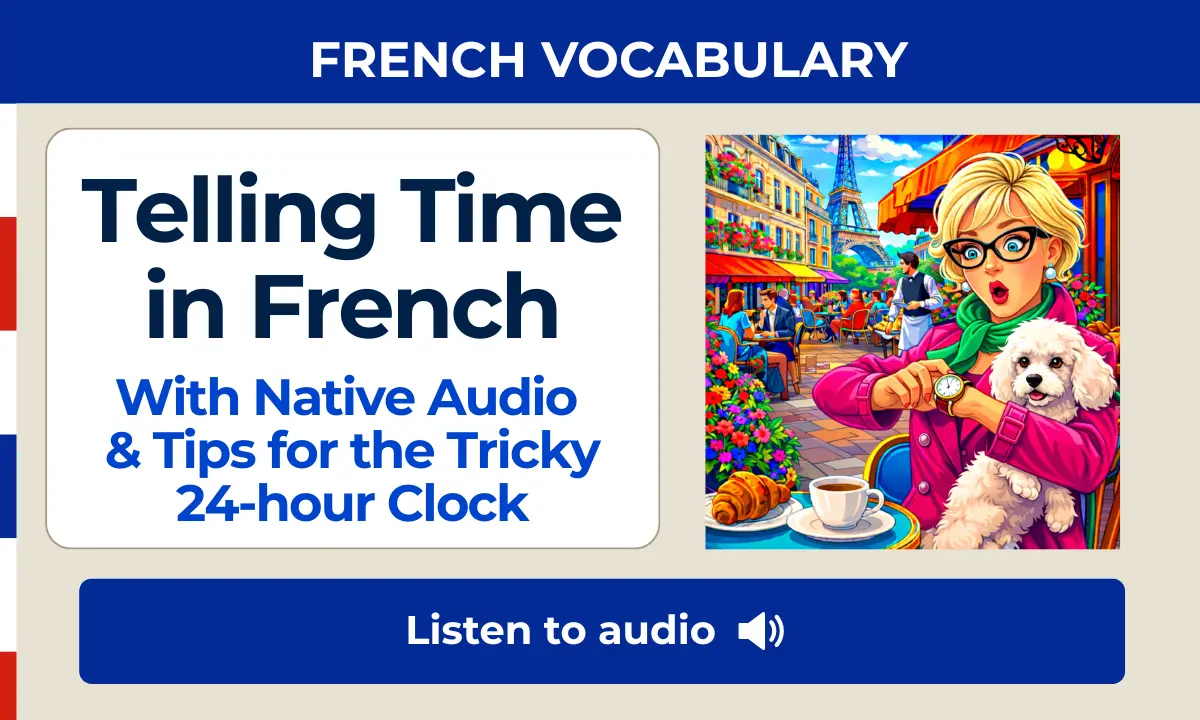 Telling Time in French &ndash; With Native Audio & Tips for the Tricky 24-hour Clock