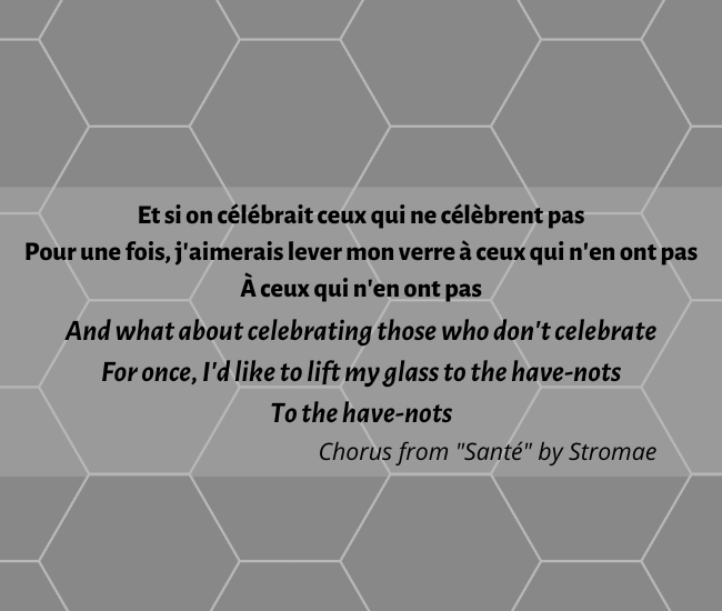 Chorus of Santé by Stromae