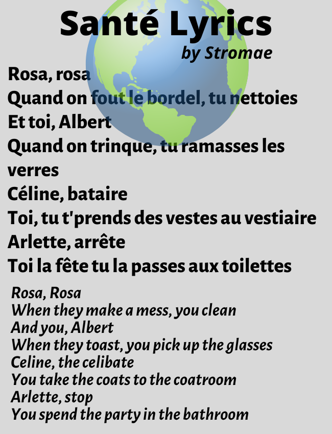 Stromae Santé Lyrics