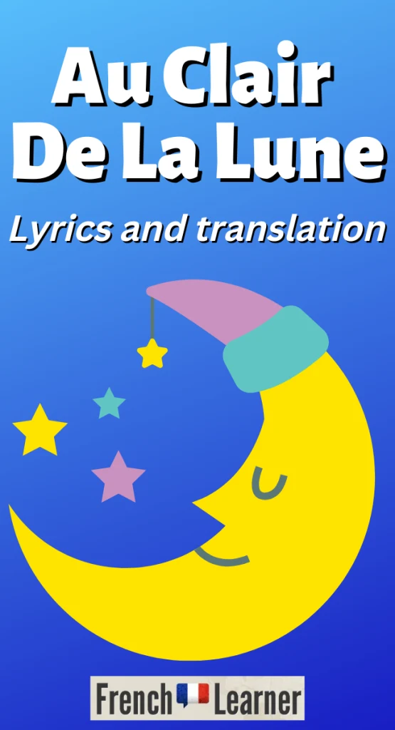 Mister Toony Au Clair De La Lune Lyrics Au Clair De La Lune (French Lyrics English Translation)