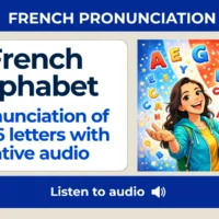 French Alphabet &mdash; Pronunciation of all 26 letters with native audio