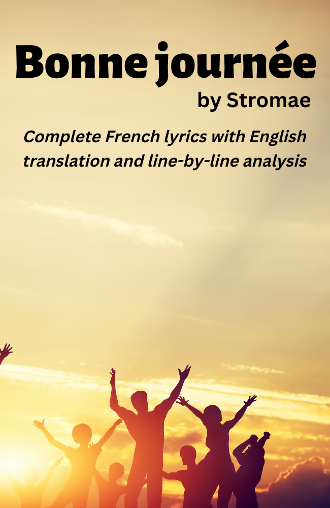Bonne journée by Stromae