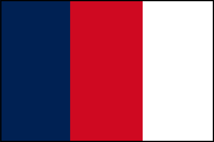 French flag of the Second Republic (1848-1852)