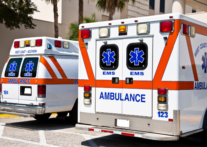 Image of an ambulance