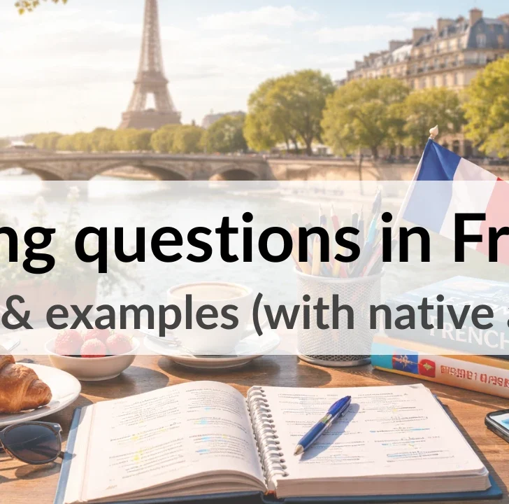 How to ask questions in French (rules with native audio)