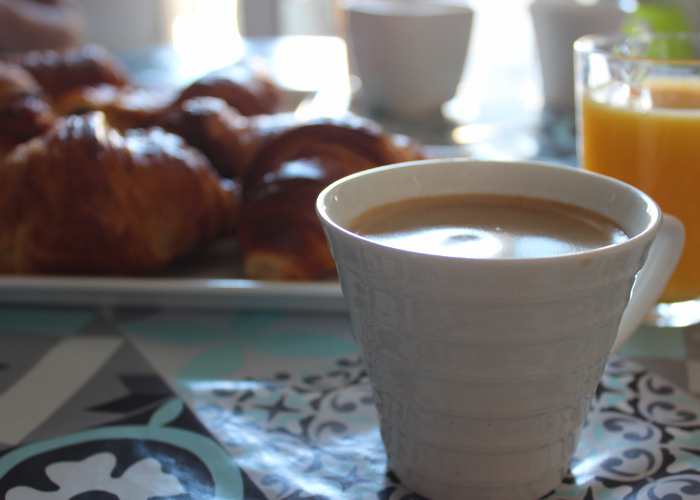 French morning coffee