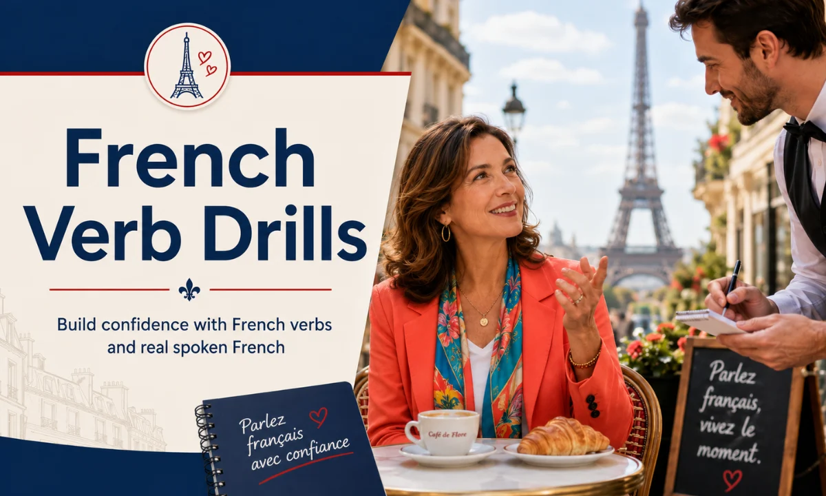 French Verb Drills — Build confidence with French verbs and real spoken French.